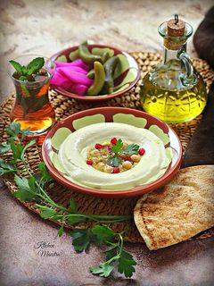 صورة لوصفة الحمص البيتي