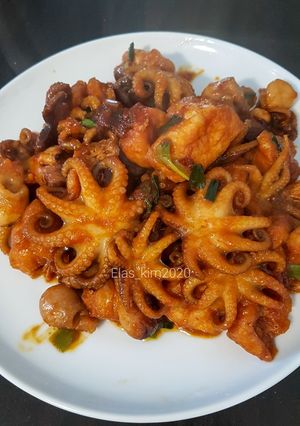 Foto resep Baby gurita saos tiram