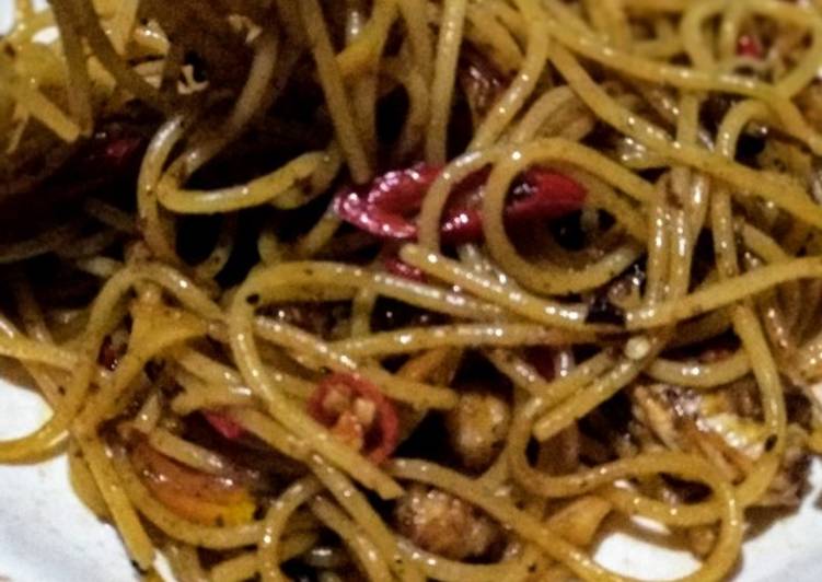 Resep Spaghetti Oglio Olio 🍝 Anti Gagal