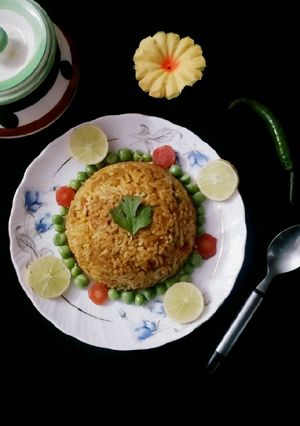 A picture of Pav bhaji pulao.
