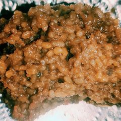 A picture of Moong Dal Jaggery Kheer.