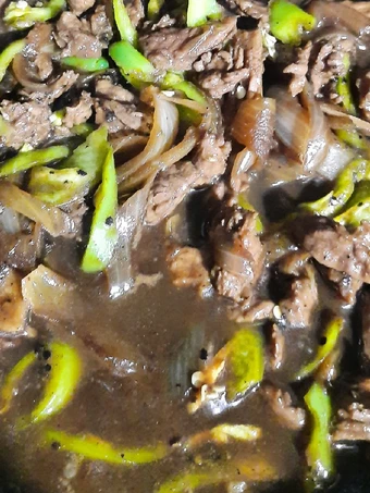 Cara Mudah Membuat Resep Daging sapi lada hitam yang Bisa Manjain Lidah