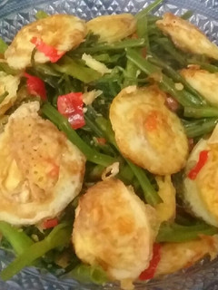 Foto resep Tumis kangkung telur puyuh