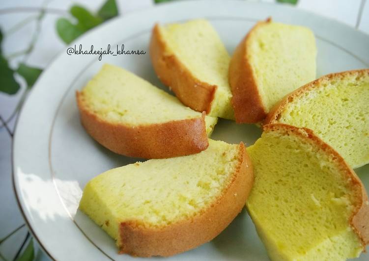 Resep: Ogura Pandan Cake ekonomis