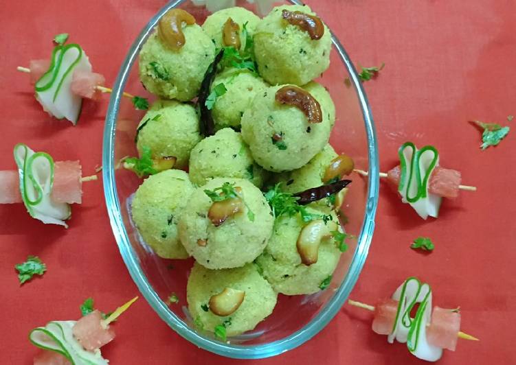 Steps to Prepare Appetizing Suji coconut balls