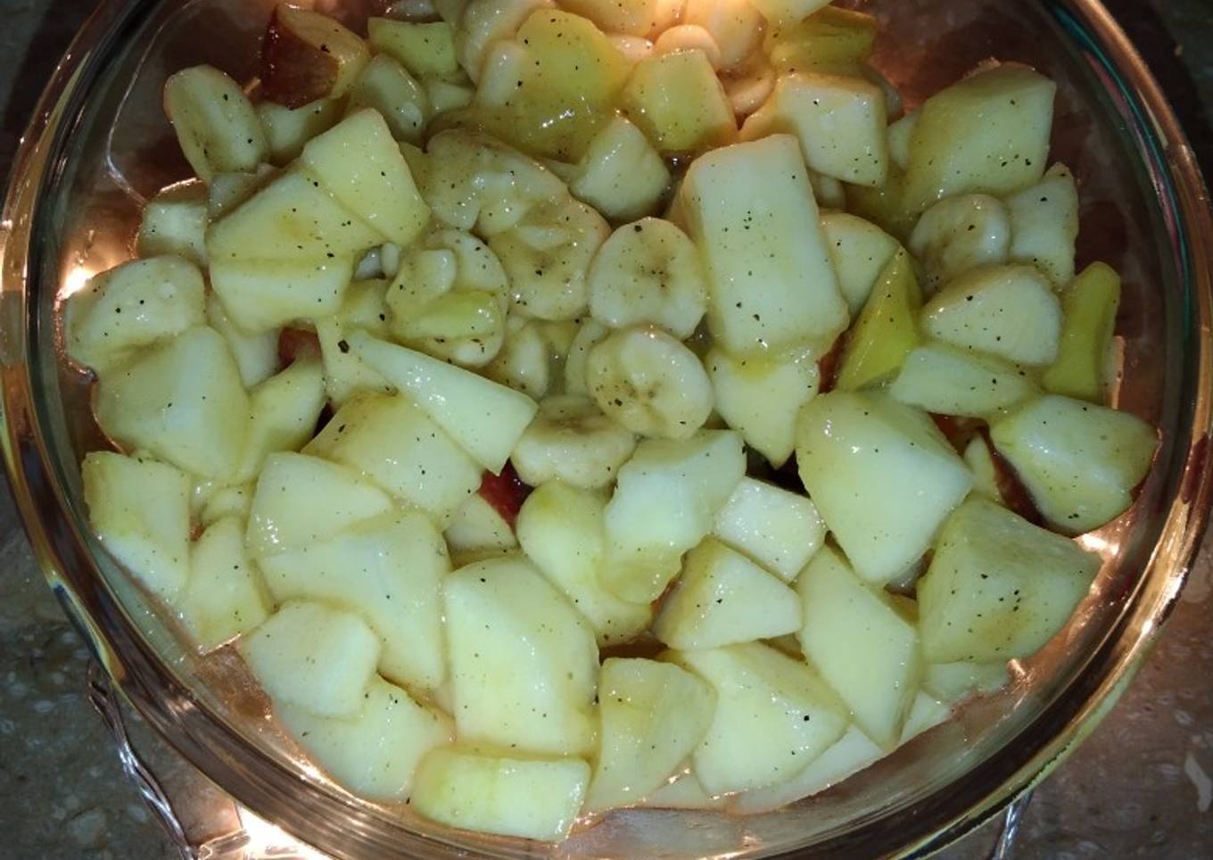 Tangy fruit chaat