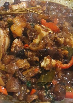 Foto resep 01. Tengkleng rica-rica kambing / sapi