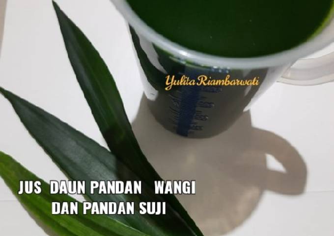 Resep Jus Daun Pandan Wangi Dan Pandan Suji Oleh Yulita Riambarwati