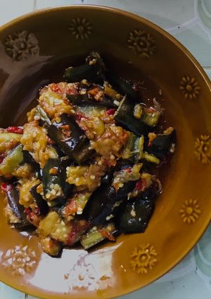 Foto resep Sambal terong ungu goreng
