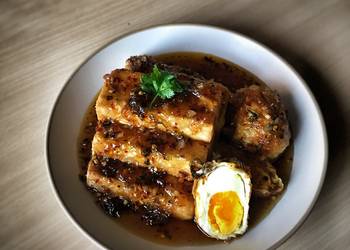 Easiest Way to Cook Yummy Soninlaw tofu and egg