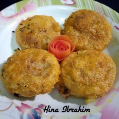 A picture of Suji Aaloo Cutlets.