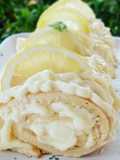 Rotolo con crema chantilly al limone