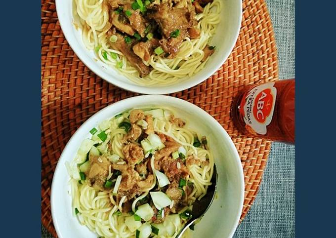 Resep Mie Ayam Rumahan Rasa Abang2 Gerobak 😁 Oleh Yeni Octav Cookpad