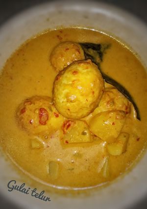 Foto resep Gulai telur