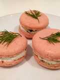 Salmon, Cream Cheese, and Dill Macarons