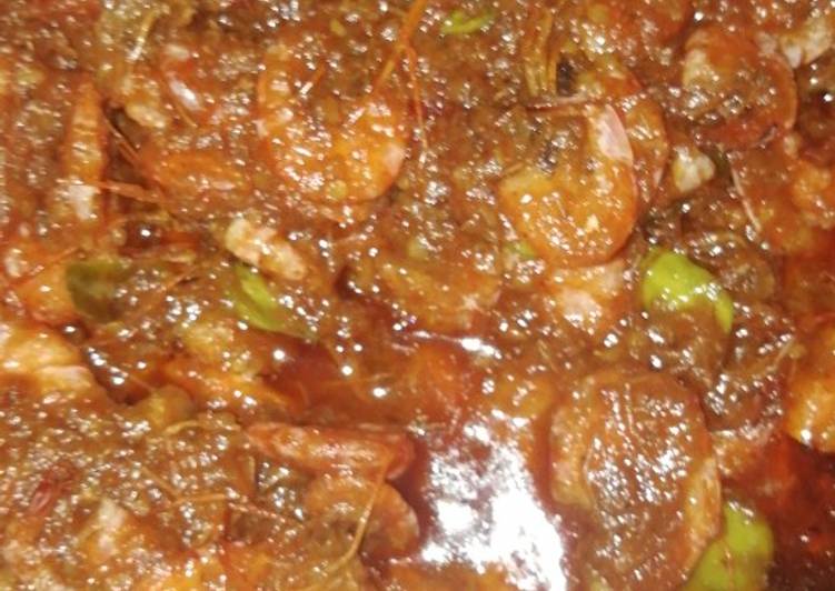 Sambal udang mix pete