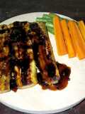 "Unagi" Ala Ala dari Terong (Steak Terong) Saos Blackpapper
