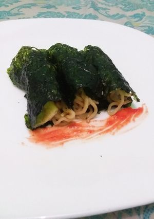 Foto resep Mie goreng kimbab