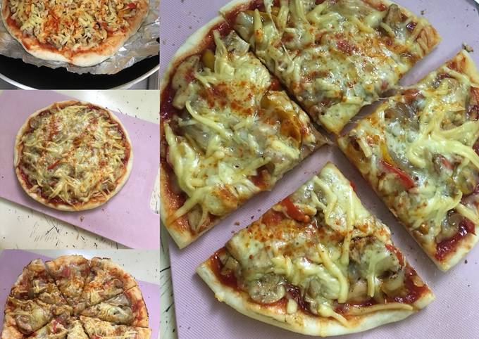 Resep Pizza hut ala rumahan gk pke oven oleh mery_reyhan Cookpad