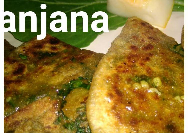 Steps to Make Super Quick Homemade Spinach n pumpkin paratha