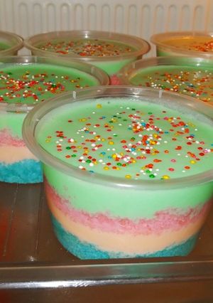 Foto resep Rainbow dessert box 🌈