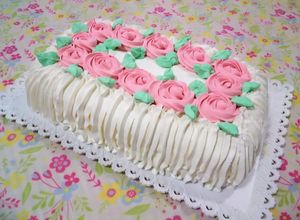 Foto di Torta di compleanno con savoiardi
