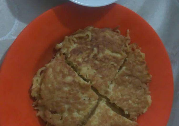 Resep Telur isi mie simple Anti Gagal