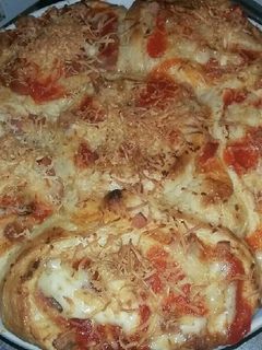 Foto resep Pizza Roll Bread (Hokaido Milky bread)