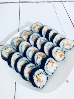 Hình của món Gimbap.