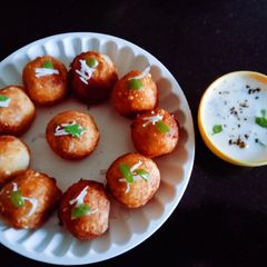 A picture of Healthy tasty soft farali pattice.