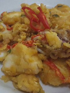 Foto resep Cumi goreng telor asin