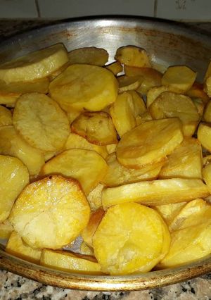 Una foto de Papas al horno
