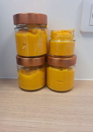 Une photo de Purée bébé lentille carotte