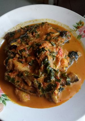 Foto resep Belut rempah daun mangkokan tanpa minyak tanpa santan