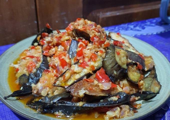 Sambal tongkol terong ala fe