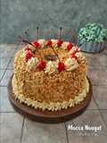 MOCCA NOUGAT CHIFFON CAKE (Putih Telur)