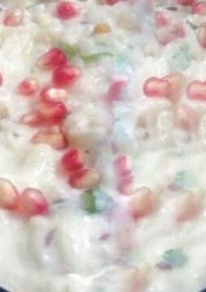 A picture of Curd poha.