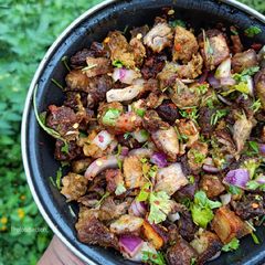 A picture of Roasted Pork salad.