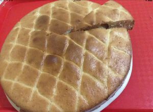 صورة لوصفة كيكة الجبن والقرفة 😋👍🏻