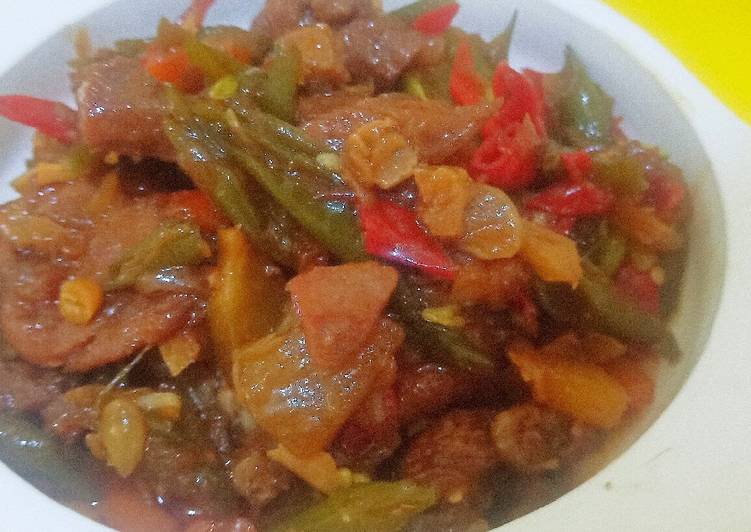 Sayur daging kuah kecap