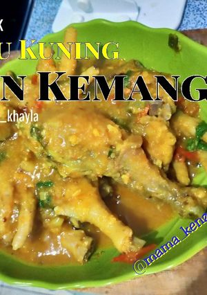 Foto resep Ayam Masak Bumbu Kuning🍗 Daun Kemangi🍃