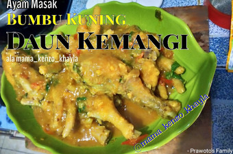 Cara Bikin Ayam Masak Bumbu Kuning🍗 Daun Kemangi🍃 Enak