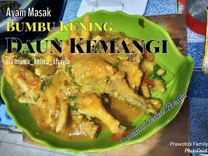 Cara Bikin Ayam Masak Bumbu Kuning🍗 Daun Kemangi🍃 Enak