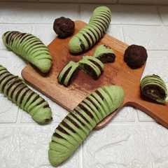 Pandan choco Bread রেসিপির প্রধান ছবি