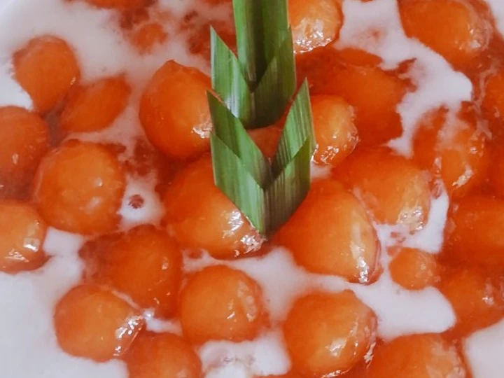 Langkah Mudah untuk Menyiapkan Resep Bubur candil ubi kuning yang rasanya juara yang Uenak Anti Ribet, Menggugah Selera