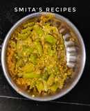 Flat beans bhaji (sharvan ghevda)