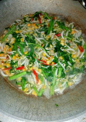 Foto resep Tumis Slada Air Jagung Manis
