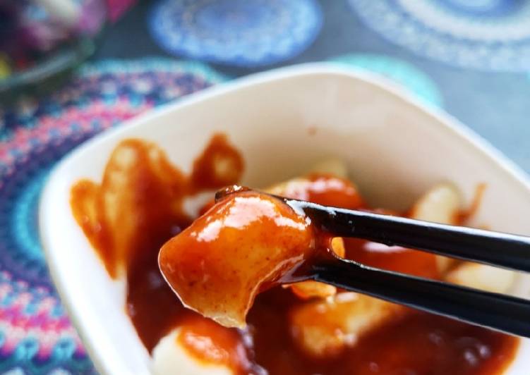 Recipe of Award-winning QQ Tteokbokki (korean rice cake)