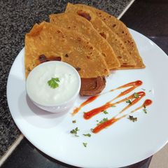 A picture of 5 Ingredient Missi roti.