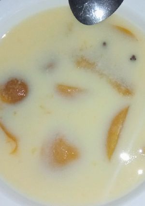 Fehér gyümölcsleves recept fotója